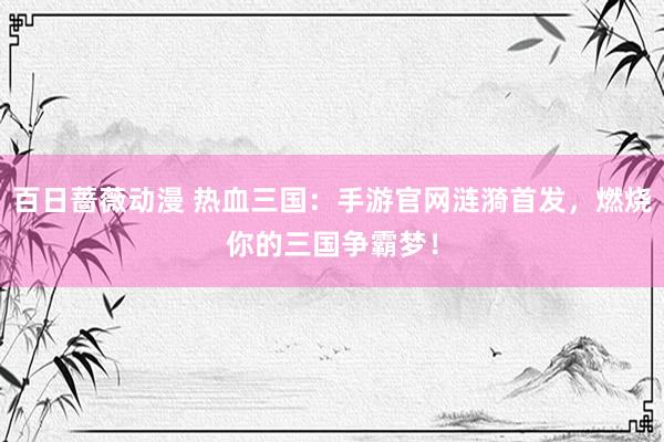 百日蔷薇动漫 热血三国：手游官网涟漪首发，燃烧你的三国争霸梦！