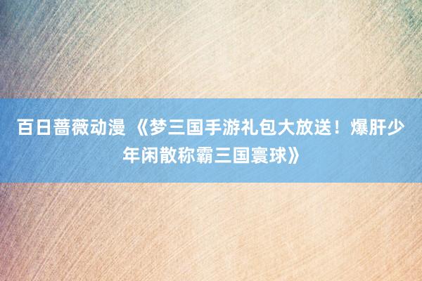 百日蔷薇动漫 《梦三国手游礼包大放送！爆肝少年闲散称霸三国寰球》