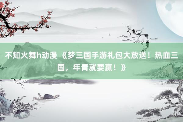 不知火舞h动漫 《梦三国手游礼包大放送！热血三国，年青就要赢！》